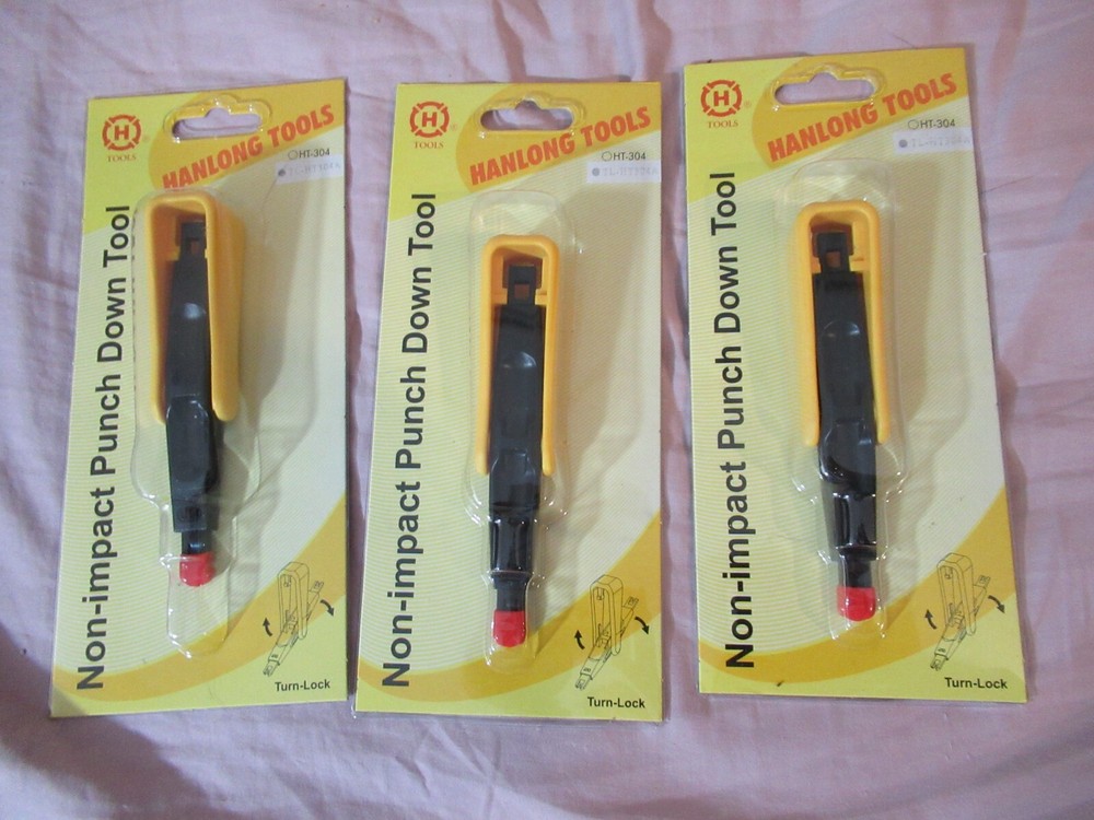 Three Non-impact no impact non impact Punch Down Tool  NEW Hanlong Tools