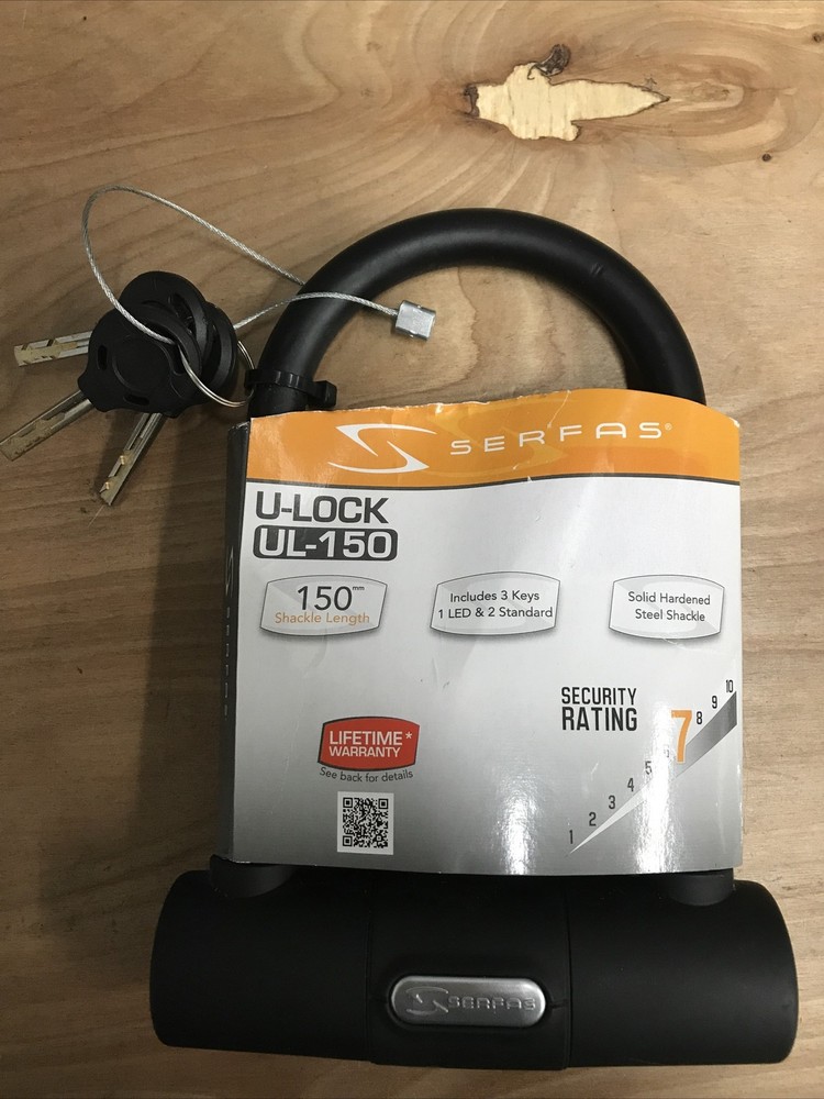 Serfas Pocket U-Lock with Bracket