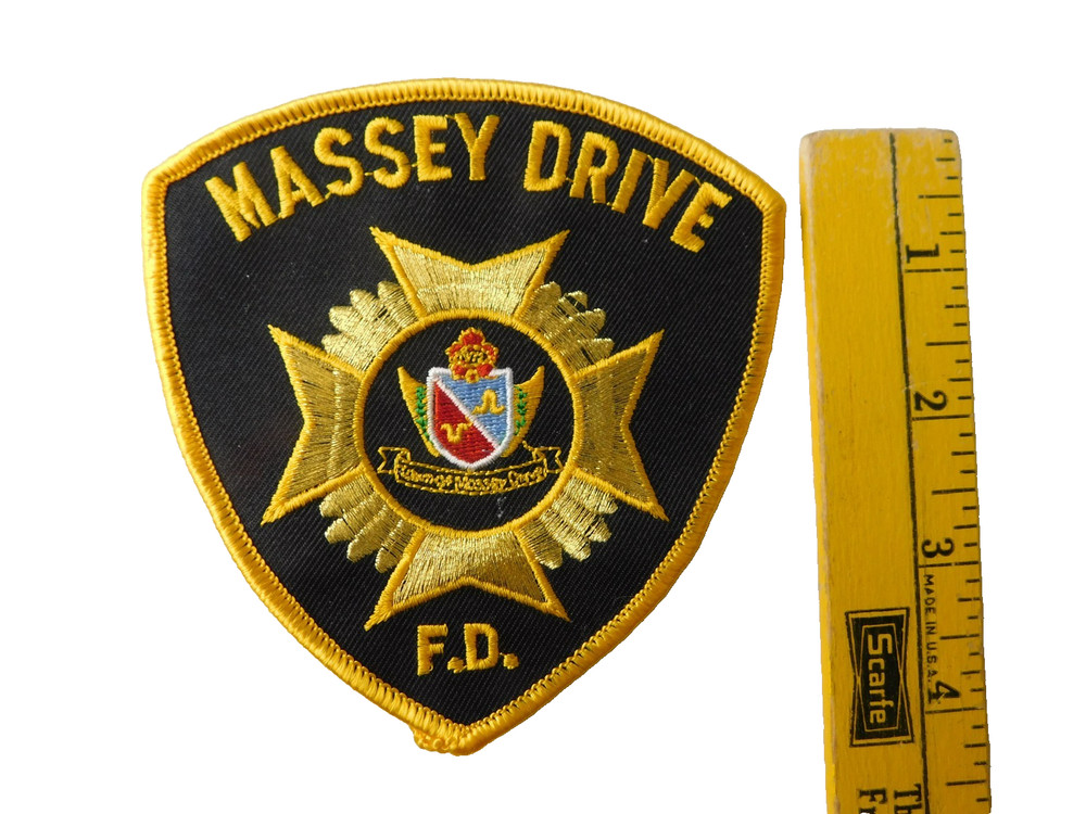 MASSEY DRIVE FIRE DEPT  PATCH SHOULDER CREST NEWFOUNDLAND CANADA