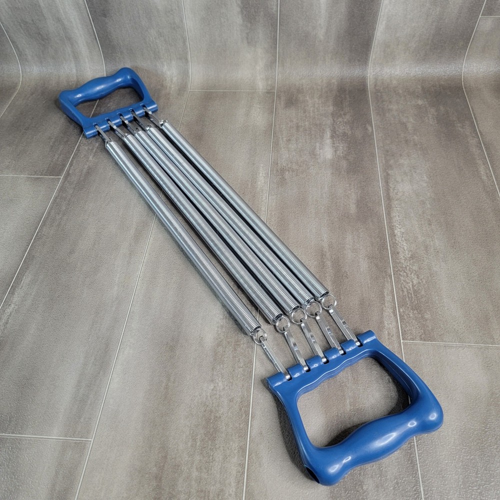 Vintage Generation II 5 Spring Chest Pull Home Workout Equipment EUC