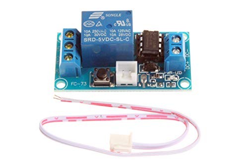NOYITO 1-Channel Self-Locking Relay Module One Button Start-Stop Bistable 12V