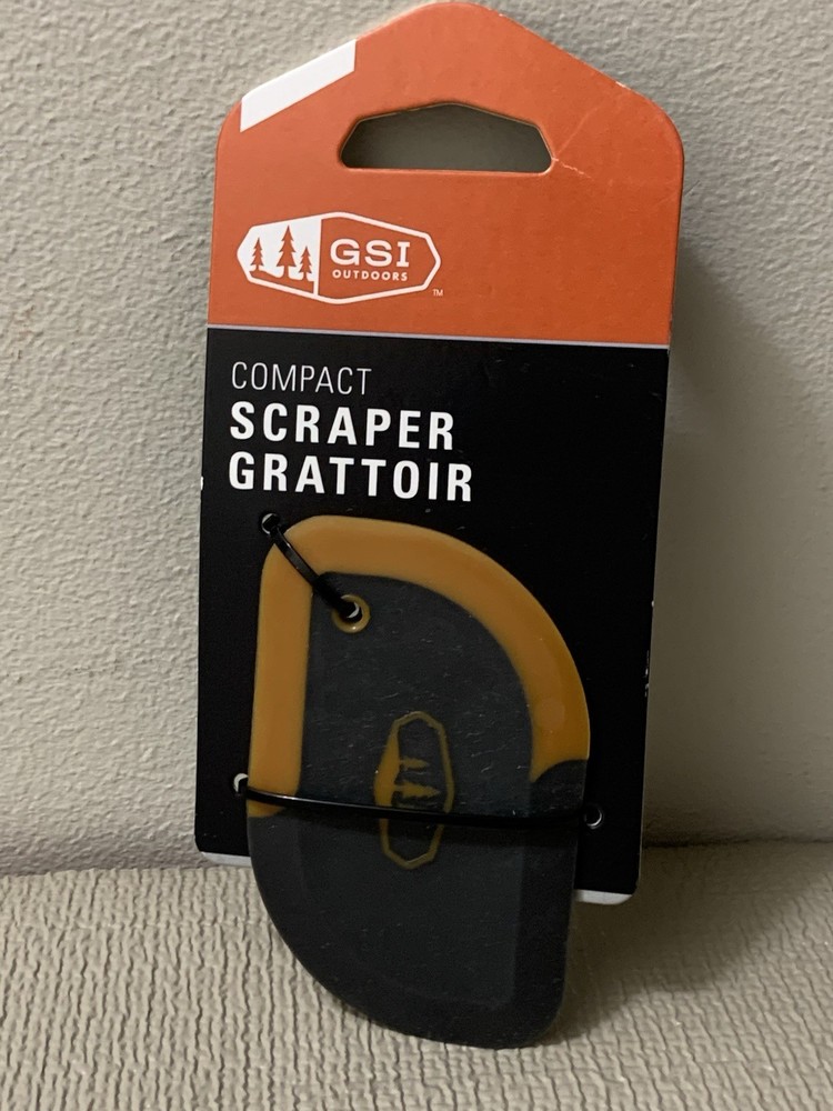 GSI Outdoors Compact Scraper Grey 3.4”L Dual Sided Pot Scraper NEW