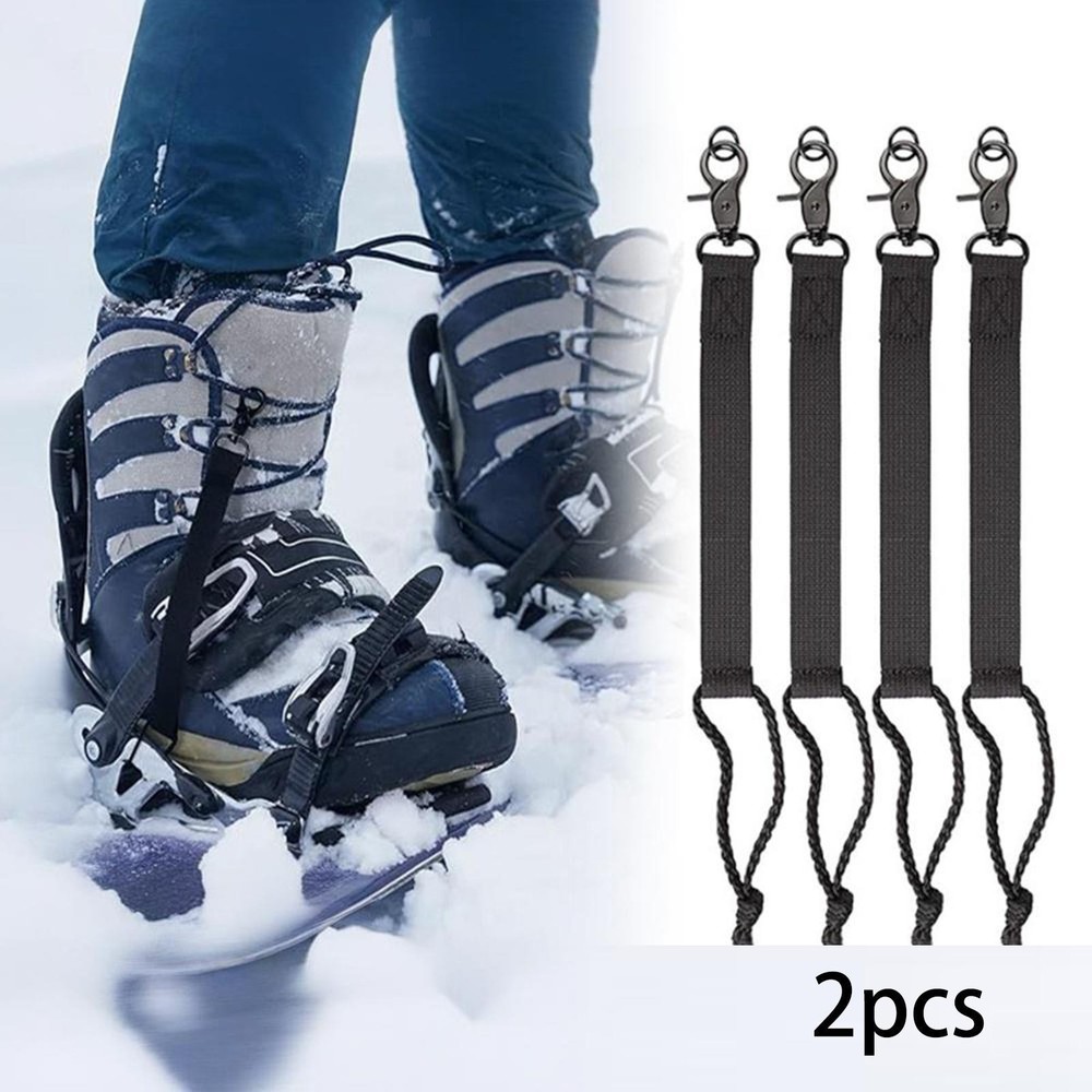 2Pcs Snowboard Binding Straps Snowboards Boot Connector Practical Portable