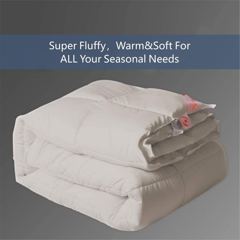 MAPLE DOWN Soft Full Size Comforter Duvet Insert-Down Alternative Comforter w...