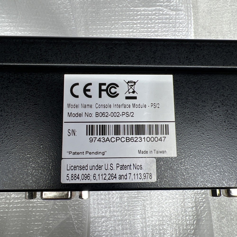Tripp Lite Console Interface Module-PS/2 B062-002-PS2 Open Box