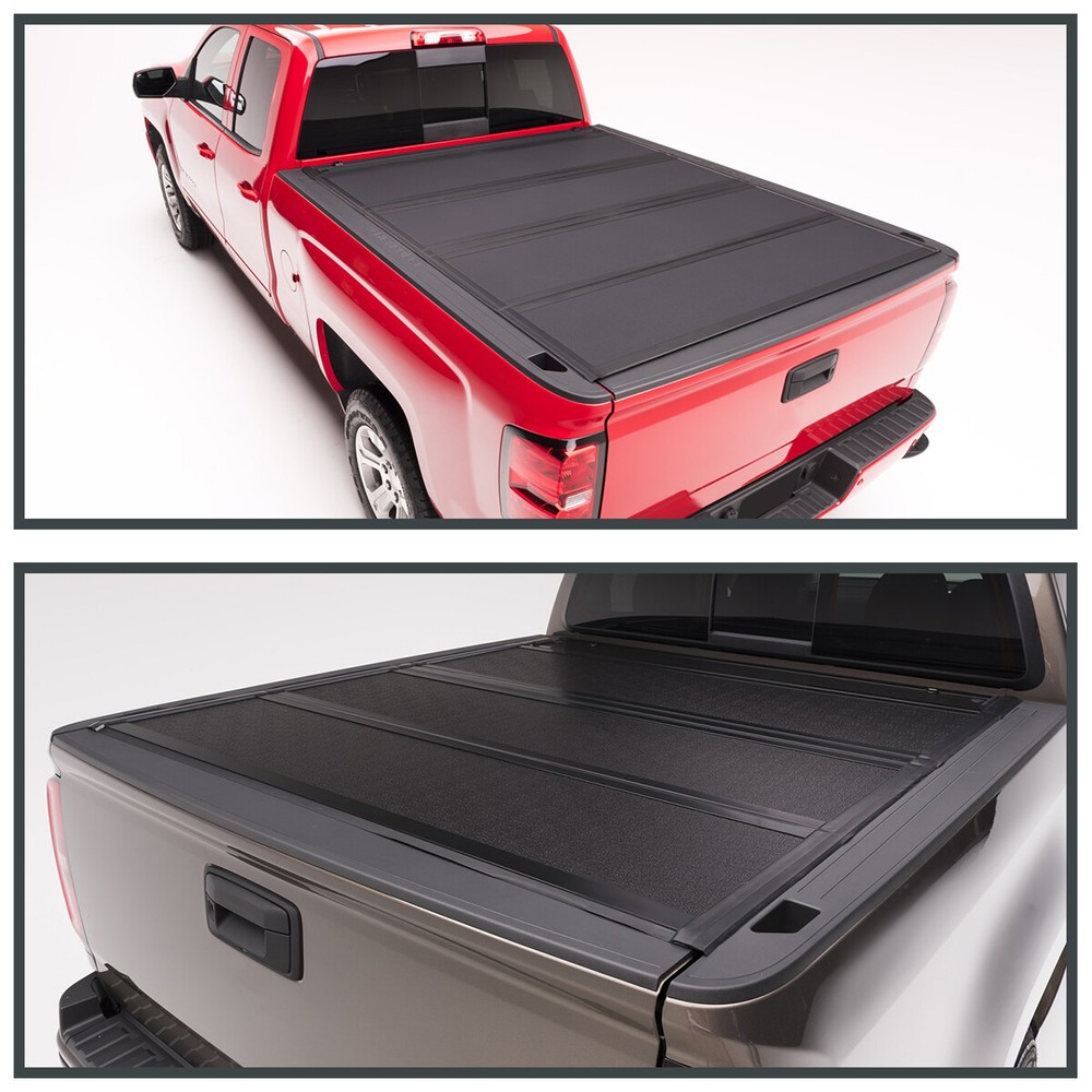Fits 2014-2018 Chevy Silverado Tailgate Molding Protector Spoiler Cap Top Cover