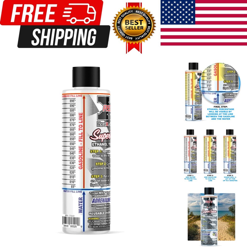 E85 Super Tester - Reusable Gasoline Ethanol Testing Kit