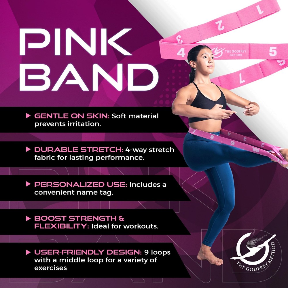 Petite Multi-Loop Stretch Band - , Pink