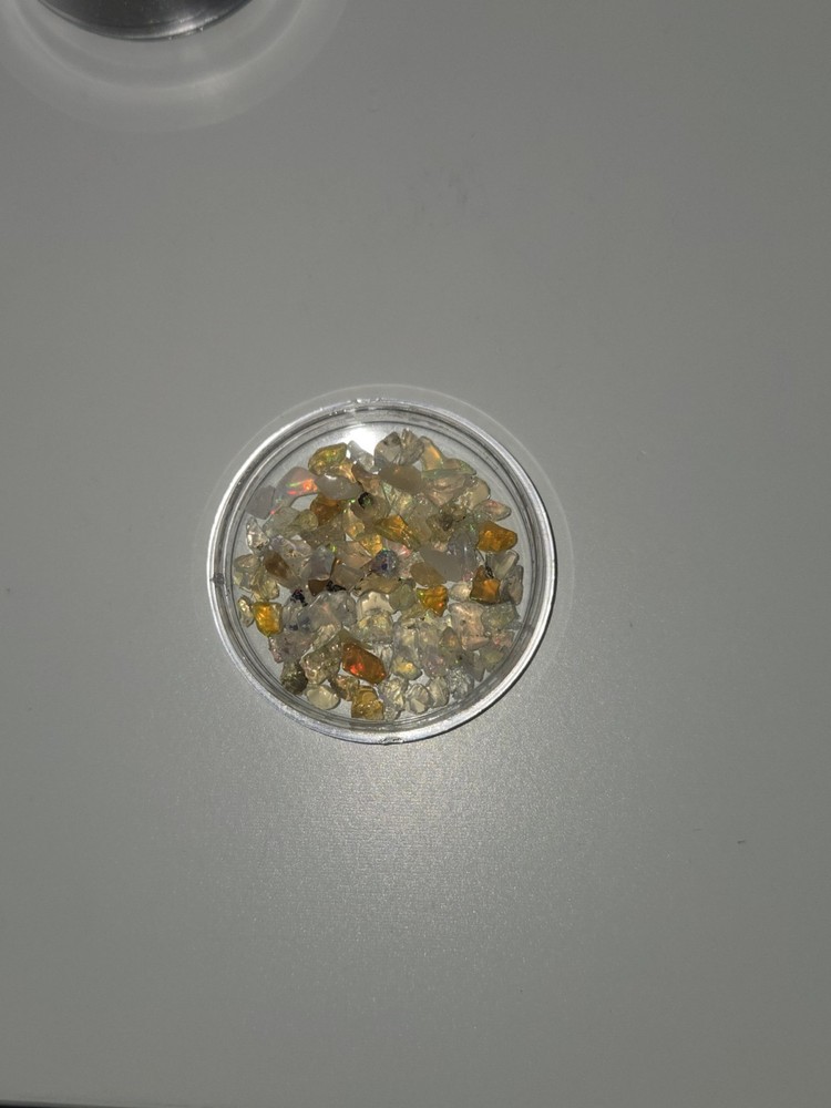 5ct Opal Rainbow Flash Chippies in Gem Jar