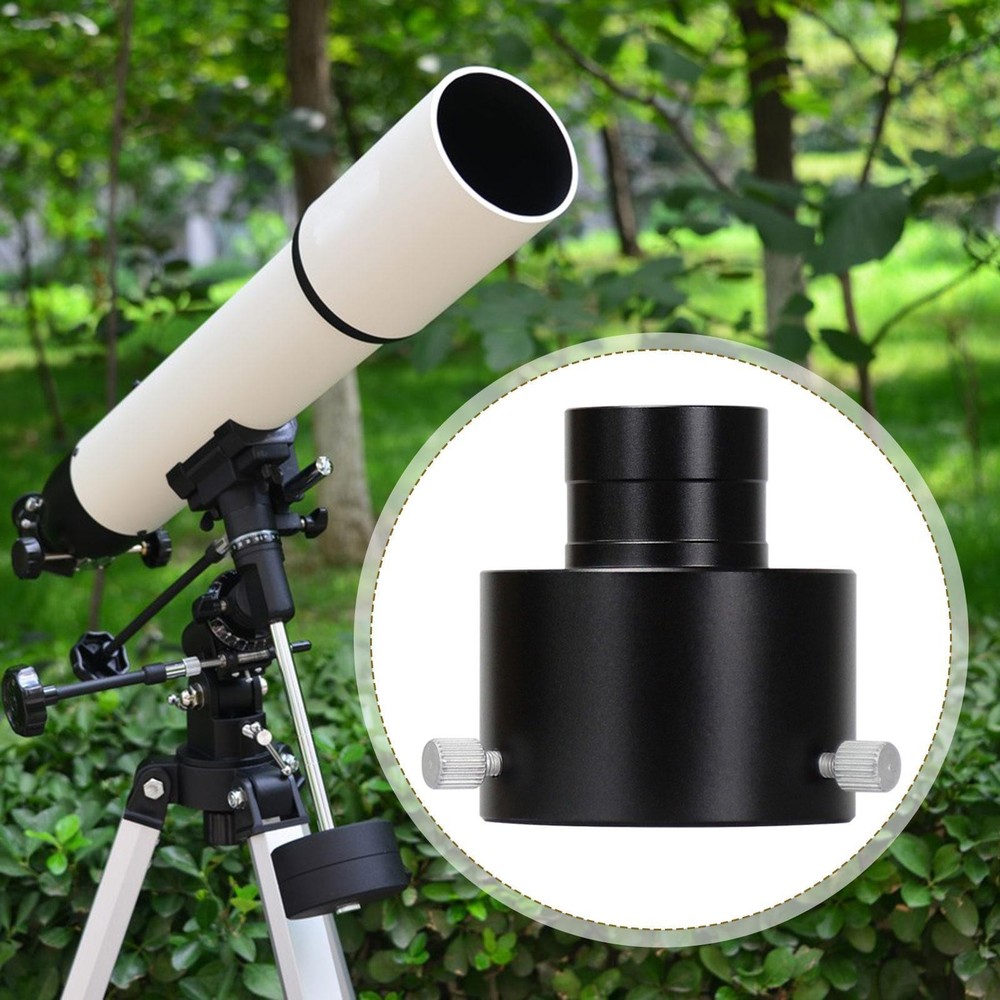 to 2in Telescope Eyepiece Adapter Ring Monocular Compression Ring Easy