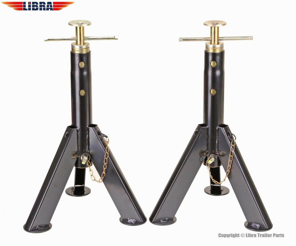 LIBRA Telescopic RV Stabilizer Jacks Stand 6000lbs Adjust 16"-30", Set 2