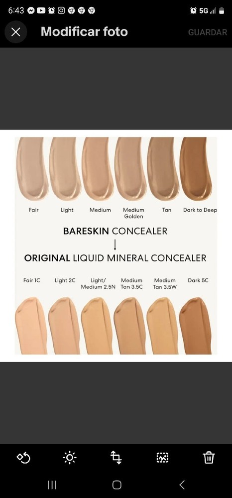 BareMinerals Original Liquid Mineral Concealer [ Light 2N ] 0.2 oz VEGAN🍃