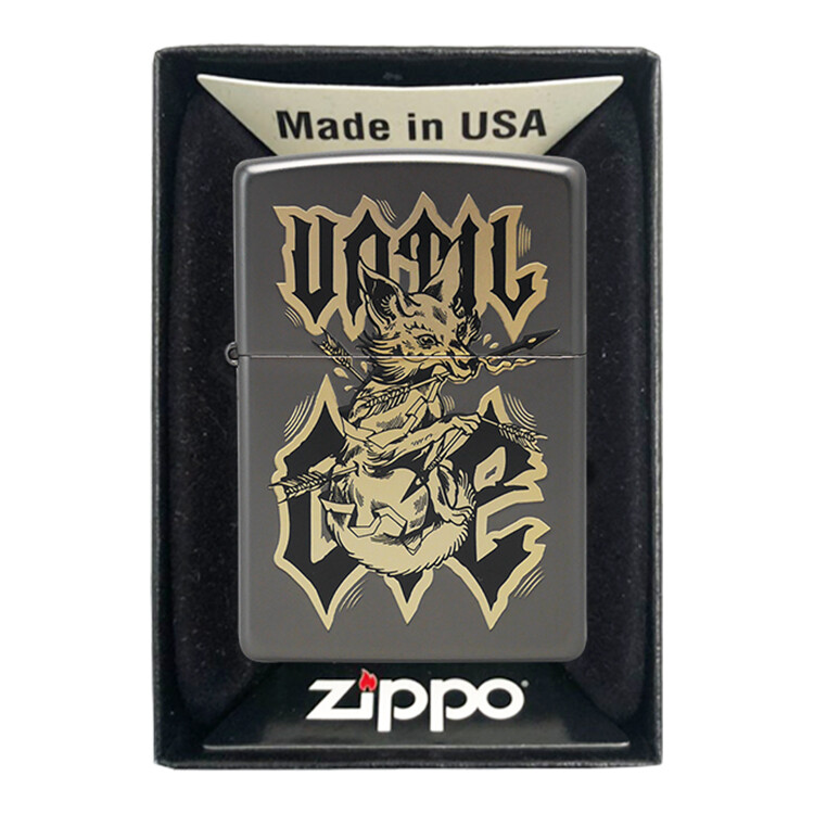 ZIPPO UNTIL I DIE FOX LIGHTER