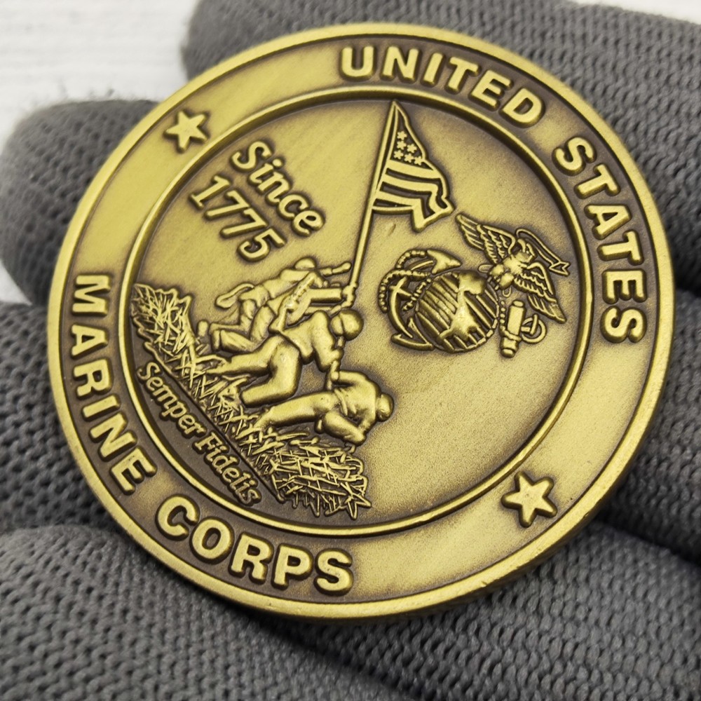 USMC Fourth Recruit Training Battalion Challenge Coin