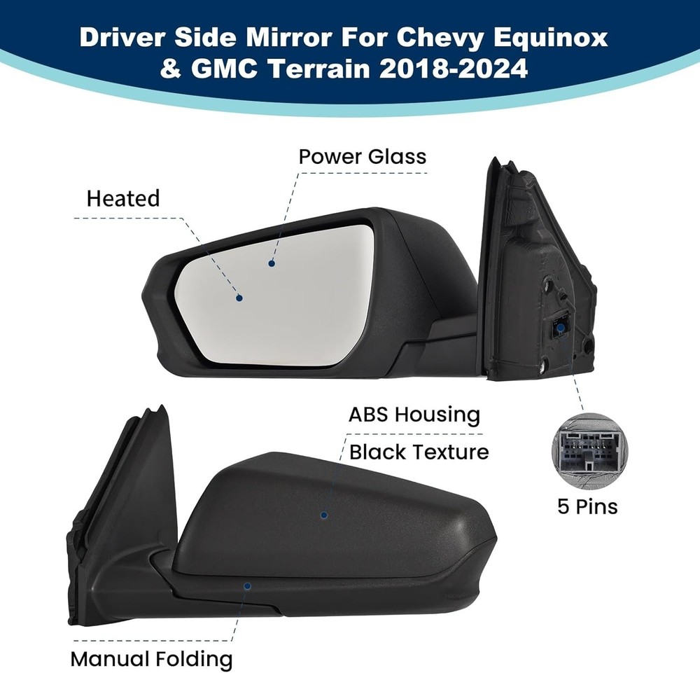 Side Mirror Assembly Replacement, Left Side Mirror Assembly Replacement, Right S