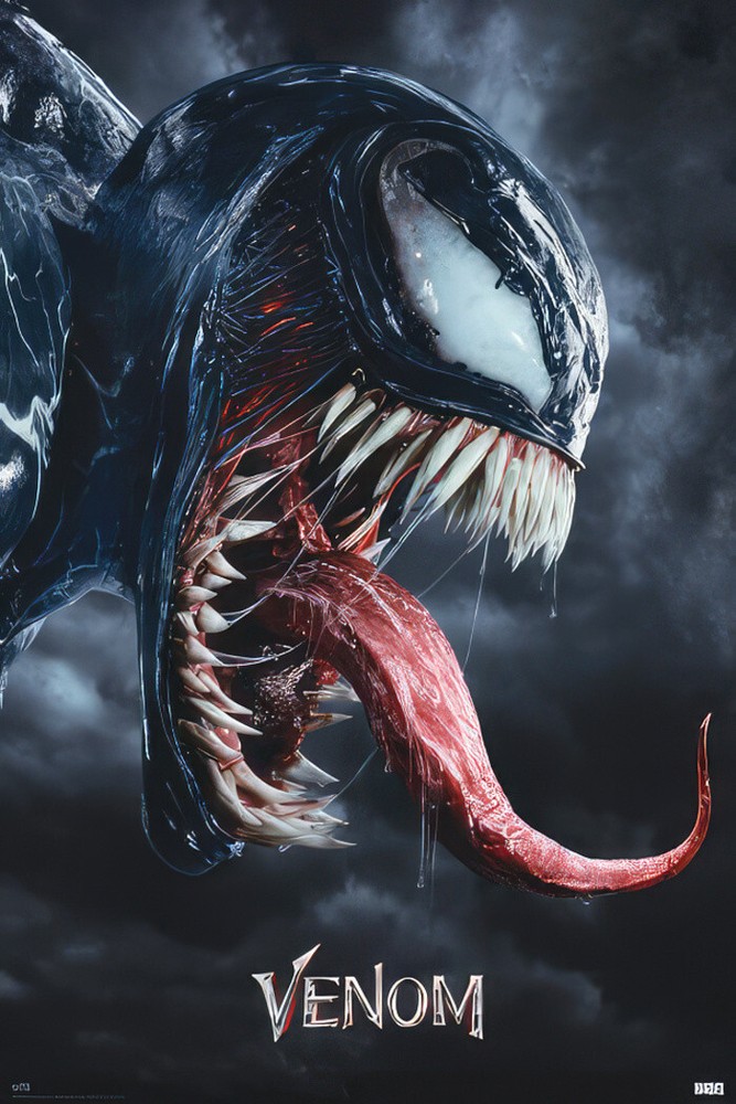 Venom - Marvel Comics Poster (Tongue) (Size: 24" x 36")