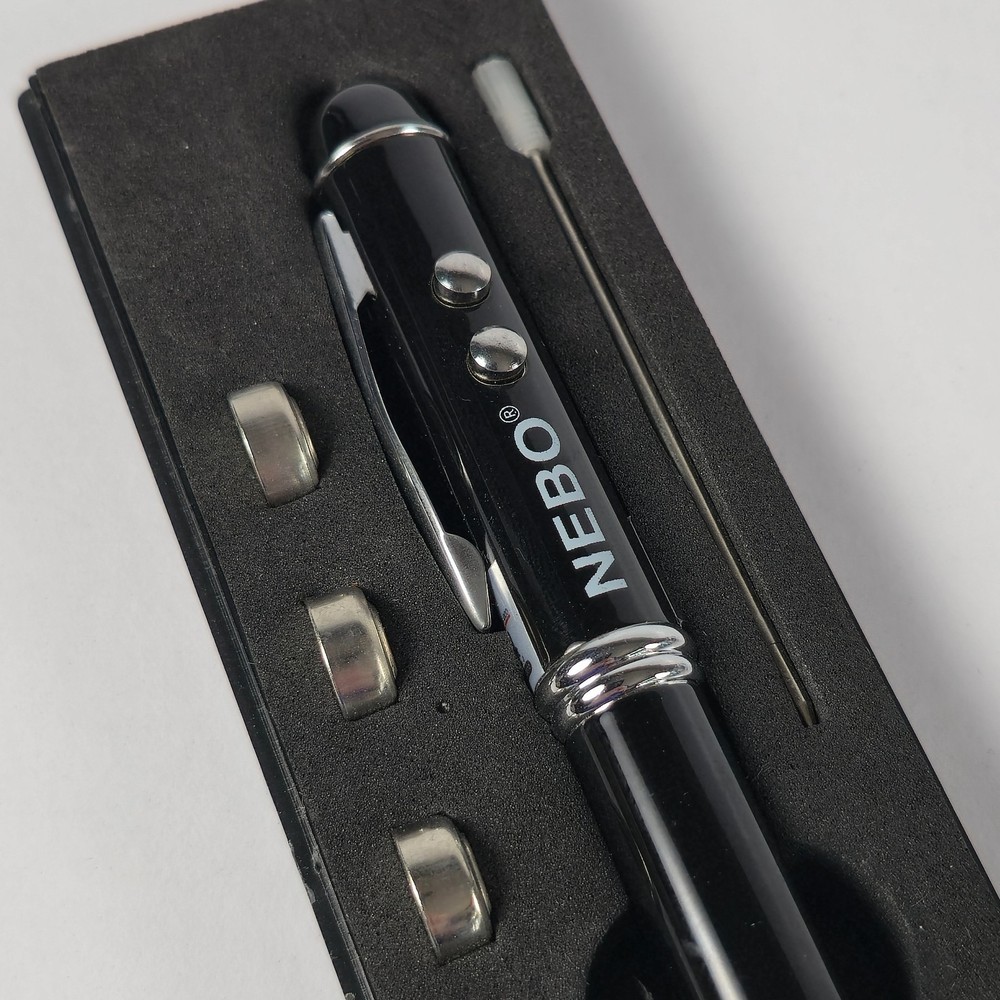 NEBO Ink Writing Pen Light Laser Pointer Flashlight