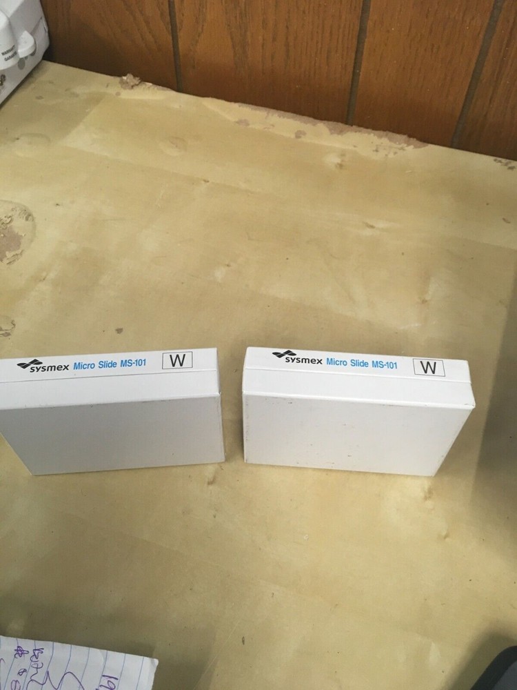 2 Packs: Sysmex Micro Slide Ms-101 76x26mm Frosted 15mm