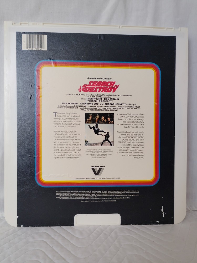 Search And Destroy CED 1981