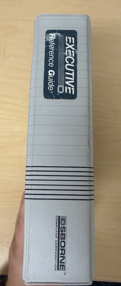 Osborne Executive Reference Guide Binder – WordStar etc.