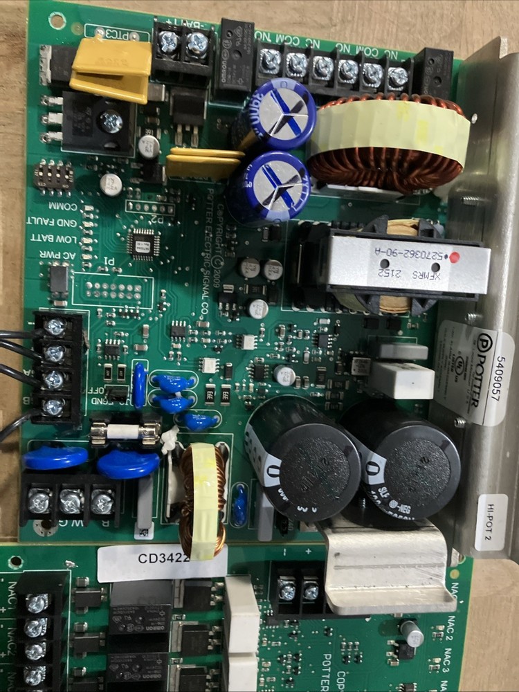 Potter Fire Alarm System Control Board