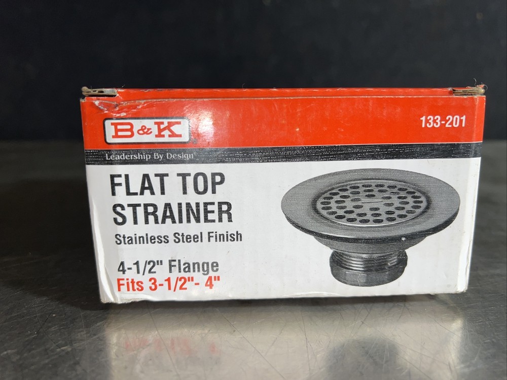 Nos Surplus B&K Flat Top Strainer 133-201