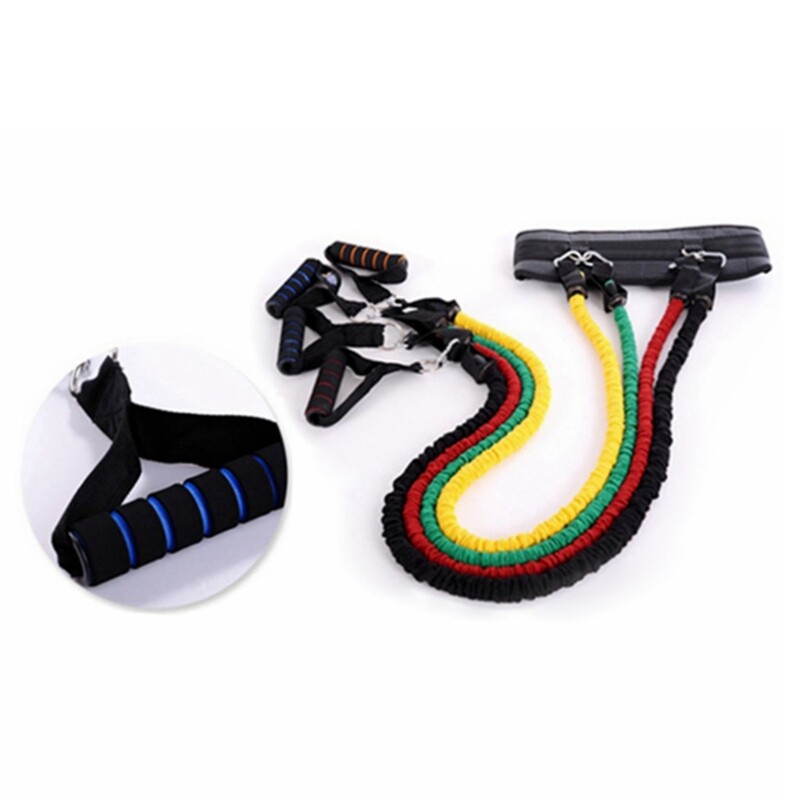 1 Pair Exercise Handles Resistance Band Handle for Cables Machine Attachments