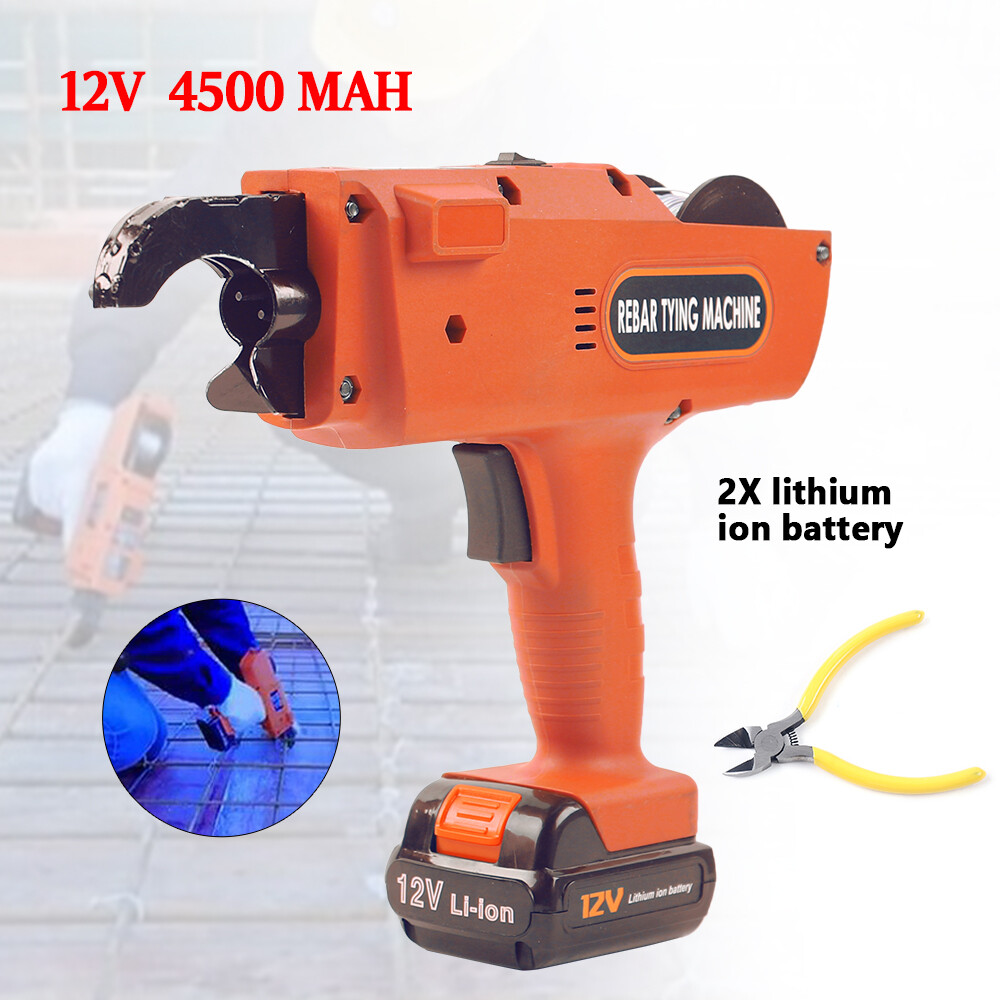 Protable Automatic Rebar Tier 8-34mm Handheld Tying Steel Strapping Binding Tool