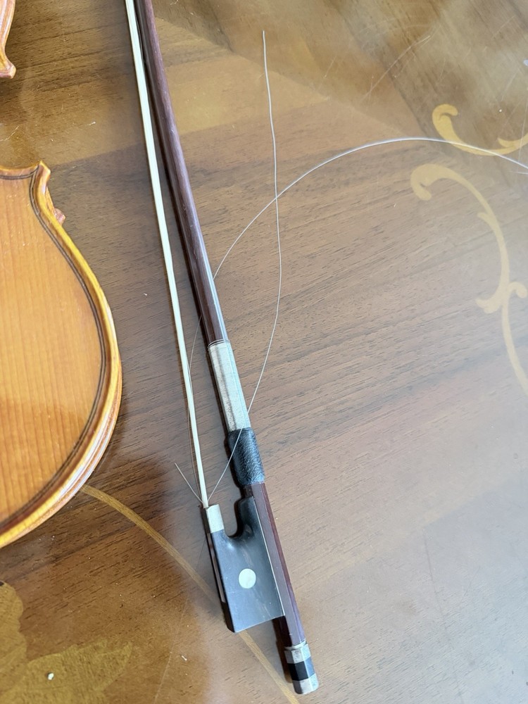 Vintage Violin And Bow As Is