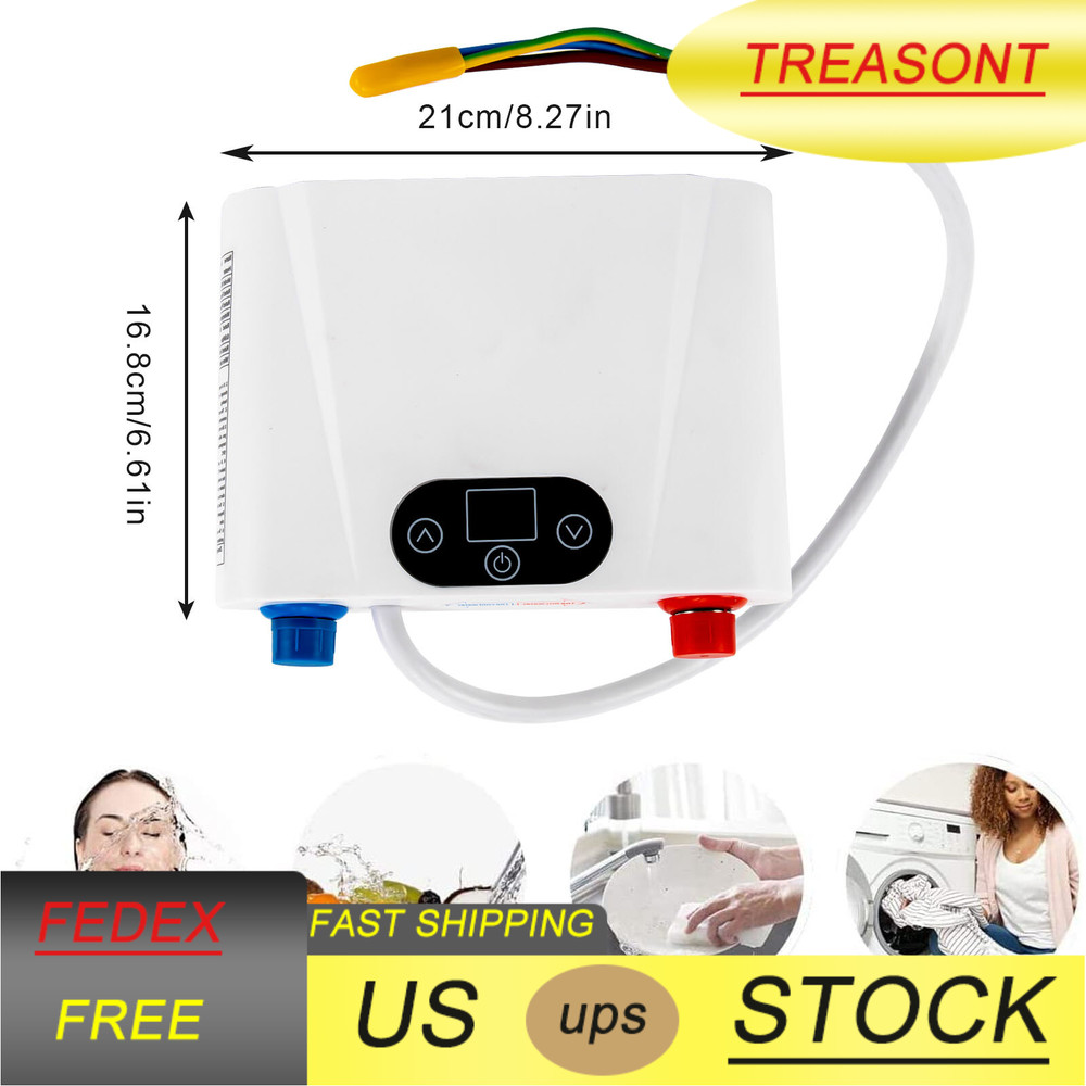 Hot Water Heater Under Sink Tankless Quick Instant Hot Water Heater Electric NEW