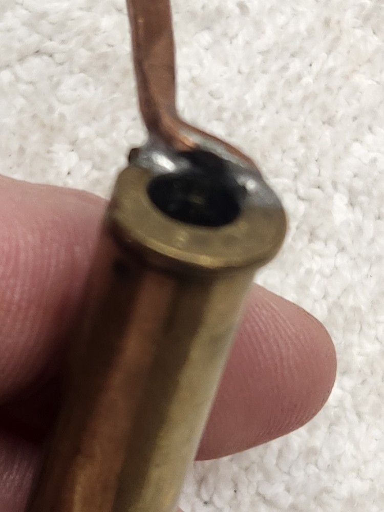 Tool — Repurposed Brass Case w/ Copper Handle — Primer/Bench AcceTool?