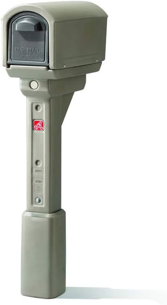Step2 Mailmaster Express Mailbox & Post, Weather Resistant, Large Outdoor Mailbo