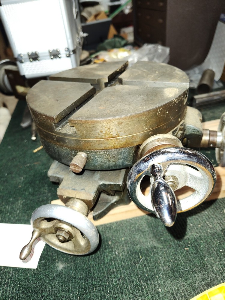 8" DUEL CROSS SLIDE ROTARY TABLE