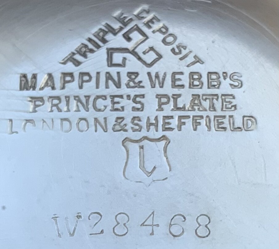 Mappin & Webb Art Deco Sliver Prince's Plate Fruit Basket