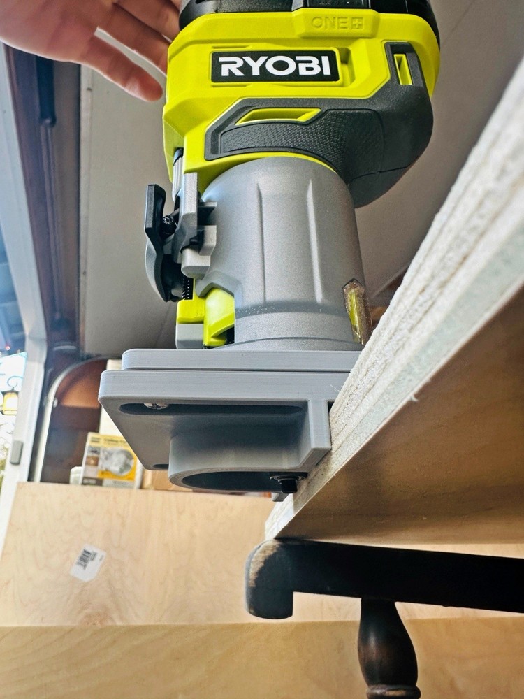 Ryobi Compact Router - 4" Sliding Bevel Guide
