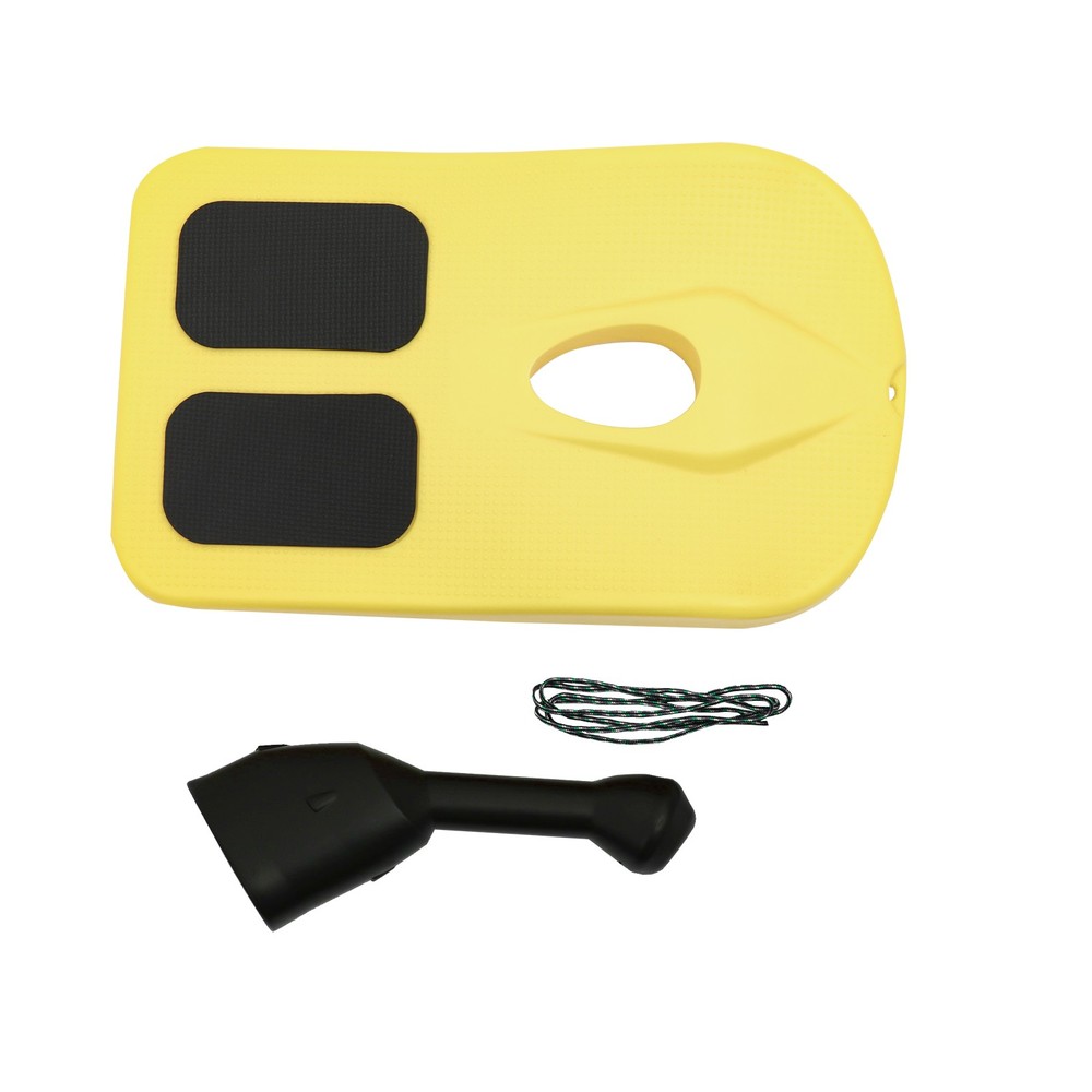 Sled Snow Board Tool Sledding Snowboard w/ Handle & Pull Rope for Kid Winter Fun
