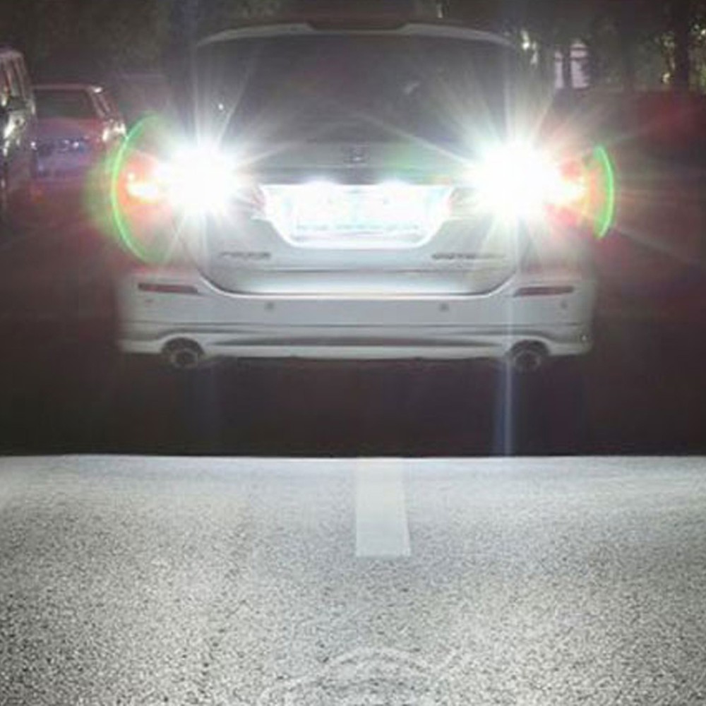 Strobe Flash 7440 7443 7444 LED Backup Reverse Back Up Light Bulbs Bright White