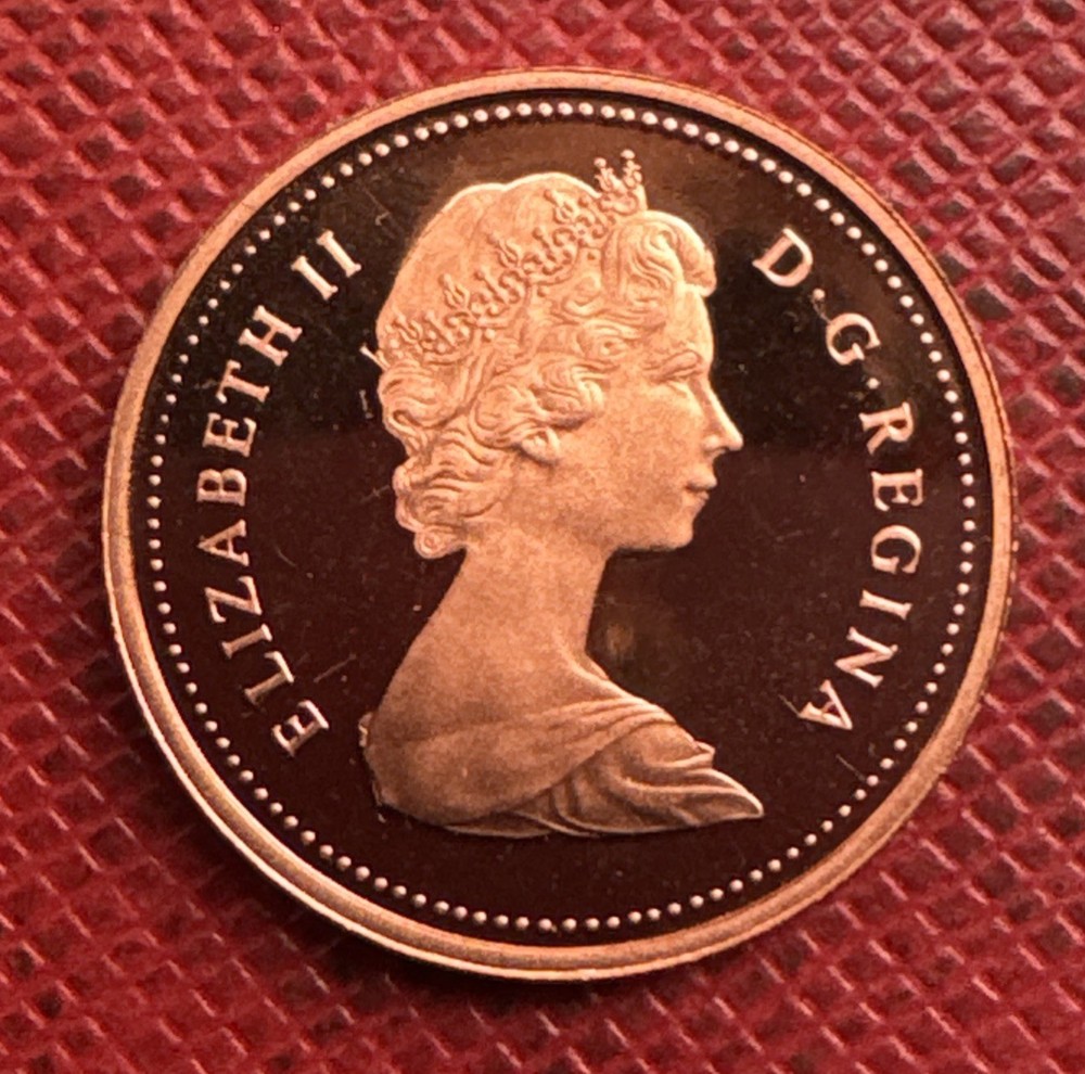 Canada 1981 Bronze 1 Cent PROOF. Elizabeth II. KM# 127