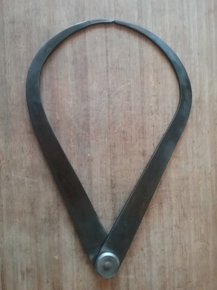 Antique 13" Inch Outside Calipers * 1/8" Thick " Very Solid Tool* LARGER SIZE