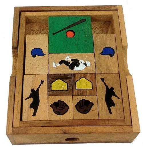 Baseball Field - Wooden Puzzle Brain Teaser