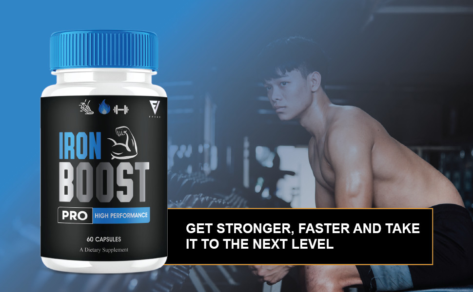 Iron Boost Pro High Performance Supplement, IronBoost (60 Capsules)