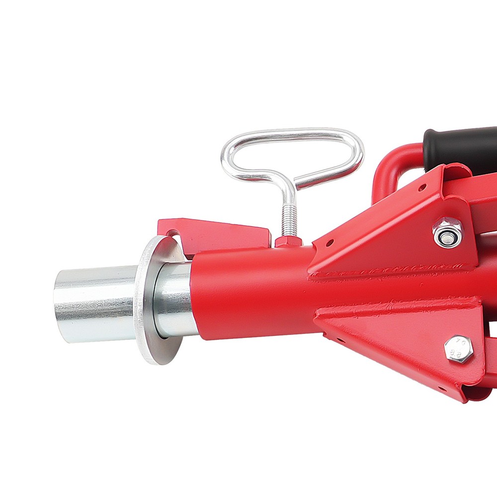 Heavy Duty Pipe Support Stand 2500lbs Ball Transfer Head 24-42in Adjustable
