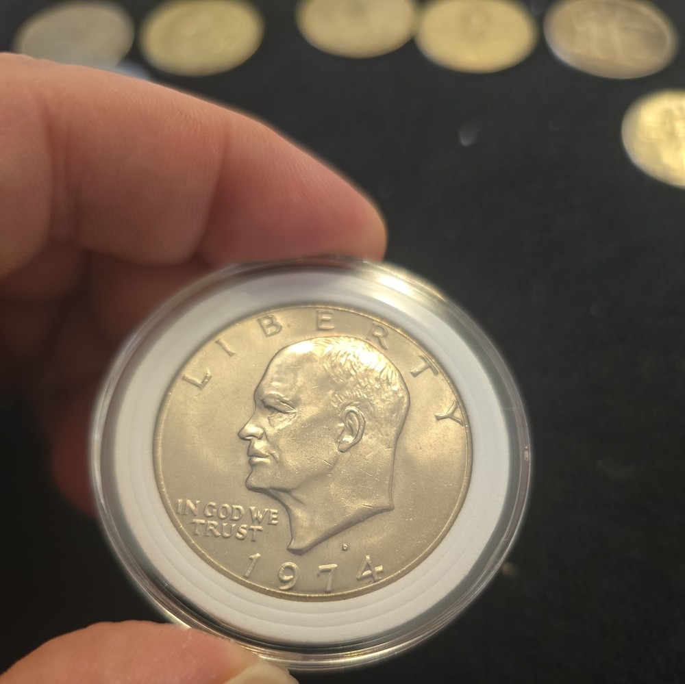 1974 D Eisenhower $1 One Dollar US Coin