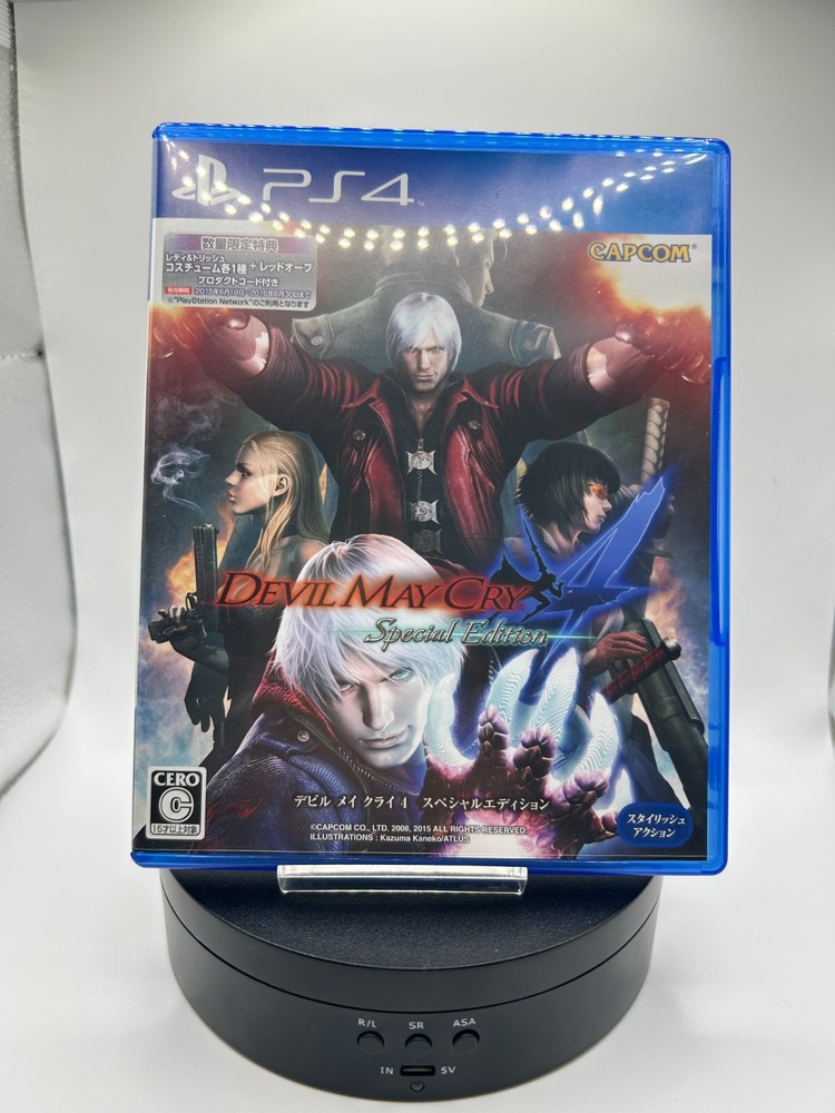 PS4 Devil May Cry 4 Special Edition Japan Version Complete Tested Action Game