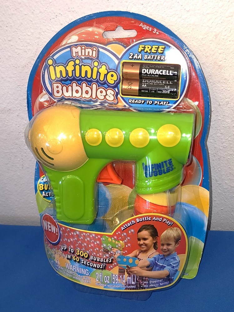 Mini Infinite Bubbles Gun by Placo, Upto 300 Bubbles a Minute!