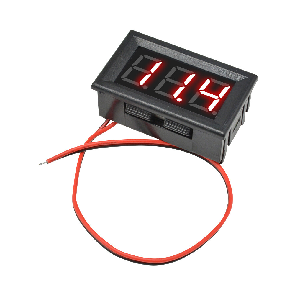 0.56"LED Red 2-Wire Voltmeter Digital Voltage AC70-500V Panel Volt Ammeter Meter