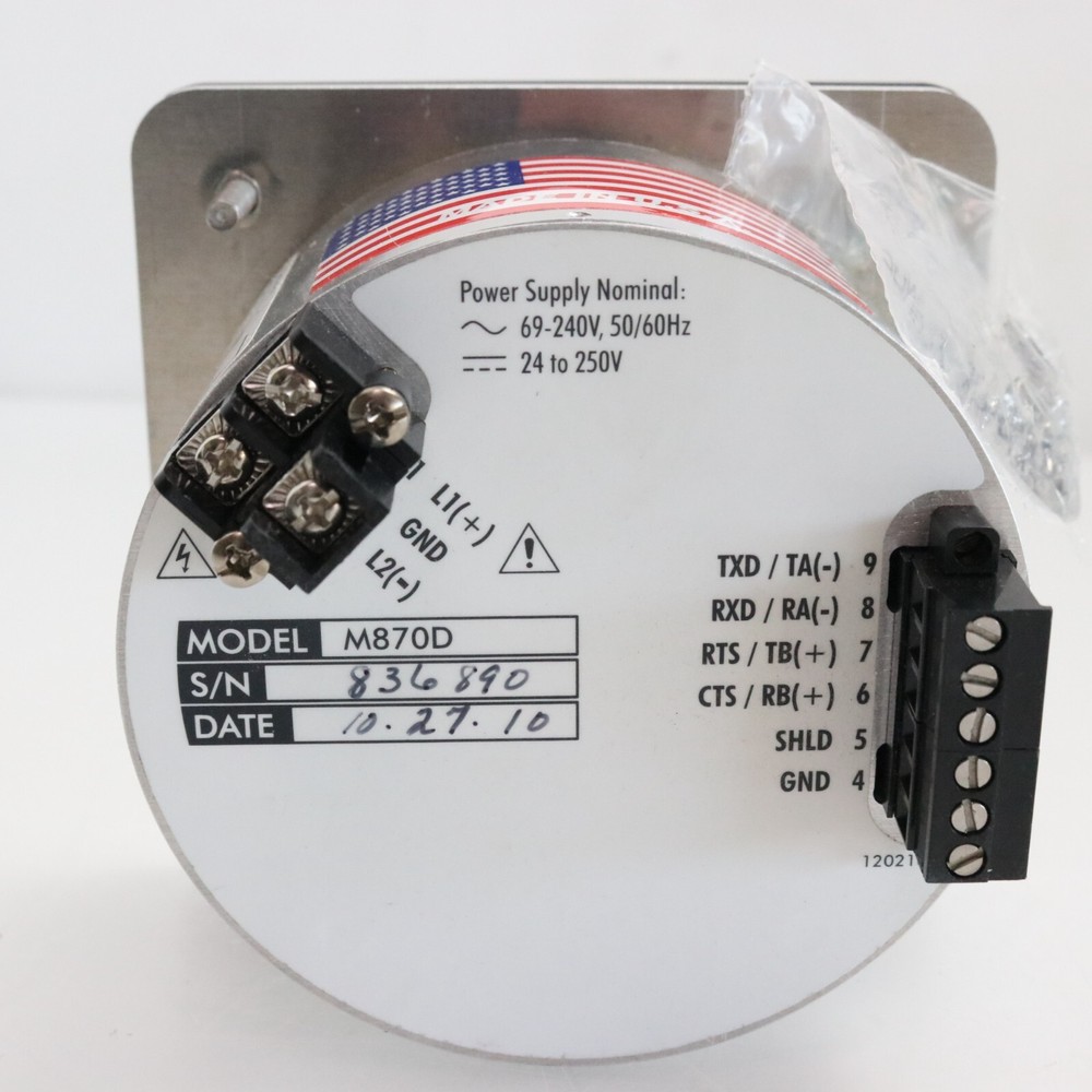 Bitronics M870D Display Unit, Remote / Local Measured or Calculated Parameters
