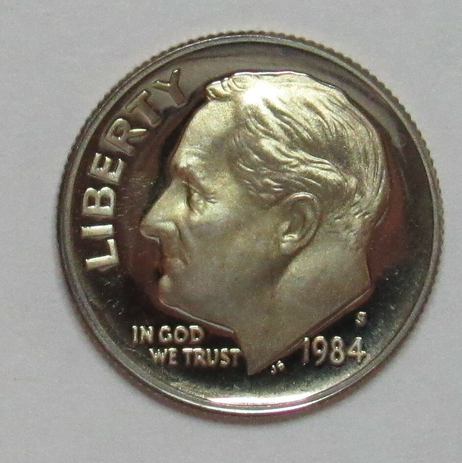 1984 S Proof Roosevelt Dime