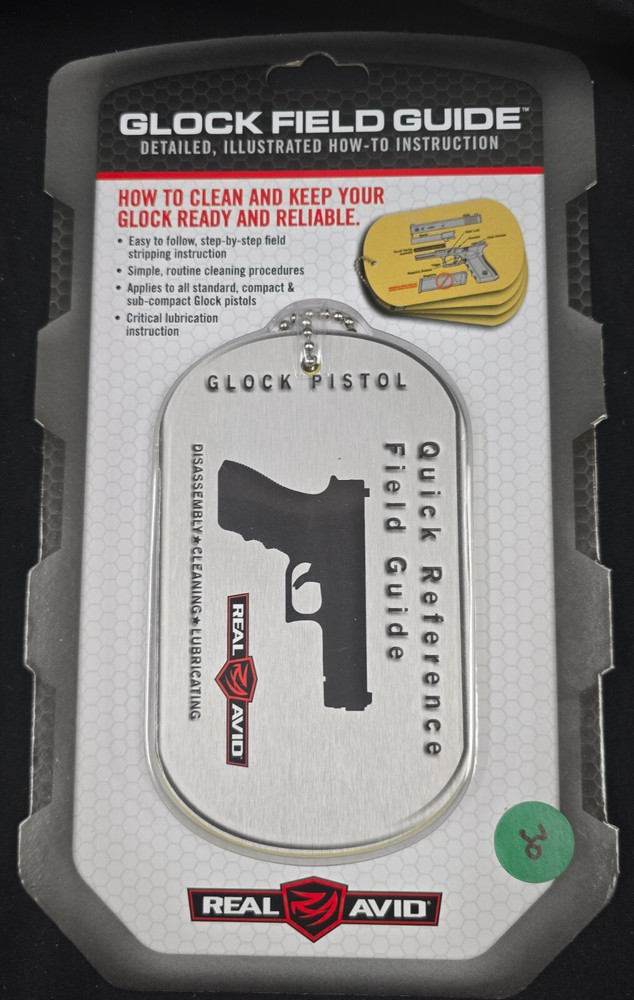 BRAND NEW Real Avid Glock Quick Reference Field Guide