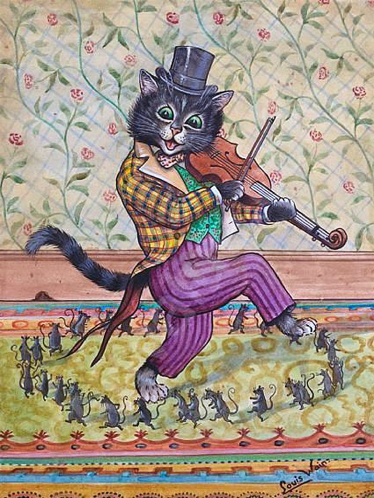 Cat and mouse Accent Tile Mural Kitchen Bathroom Wall Backsplash Ceramic 6x8